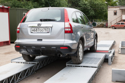 Фото Мобильная эстакада с ручным приводом к СТМ